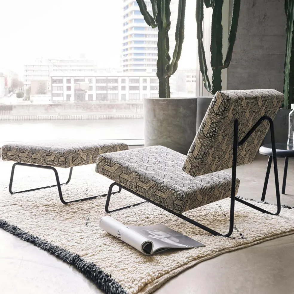 Lounge Chair Loungesessel Stoff