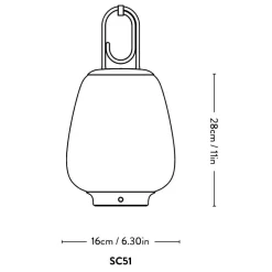Lucca SC51 LED Akkuleuchte tragbar