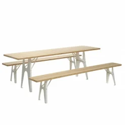 Ludwig Gartenbank 220x30x46cm