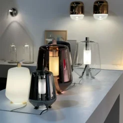 Luisa T3 LED Tischleuchte Gestell Weiß