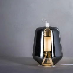 Luisa T3 LED Tischleuchte Gestell Weiß