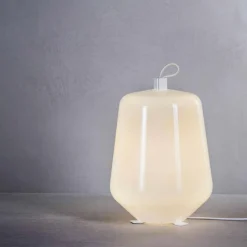 Luisa T3 LED Tischleuchte Gestell Weiß