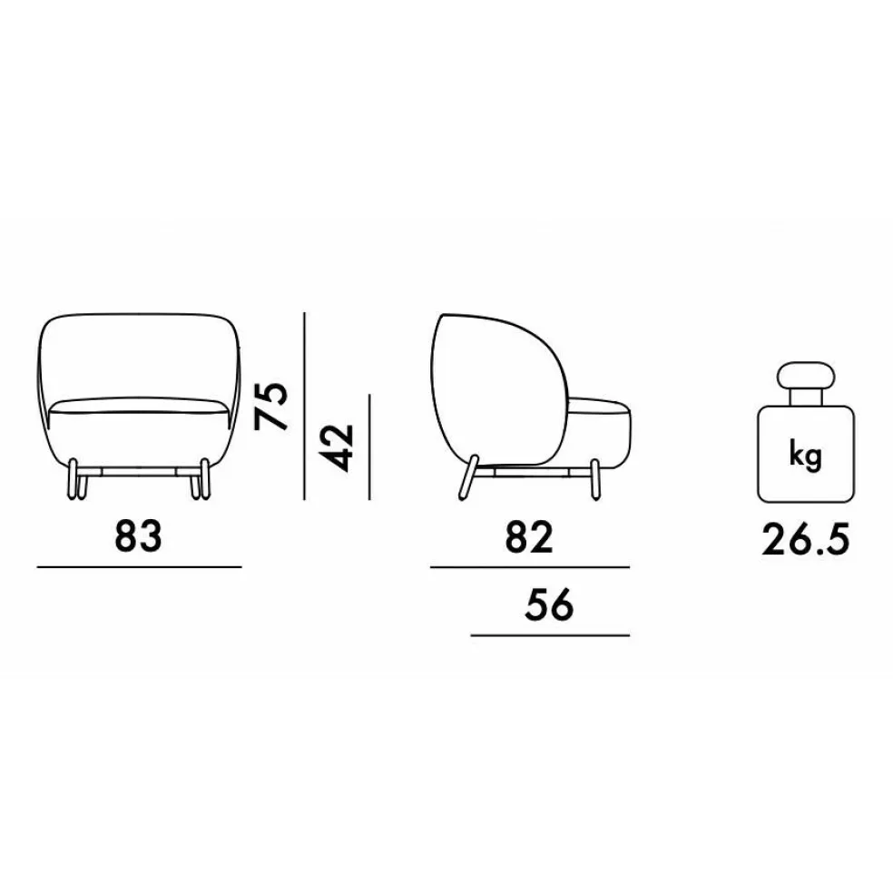 Lunam Sessel Orsetto