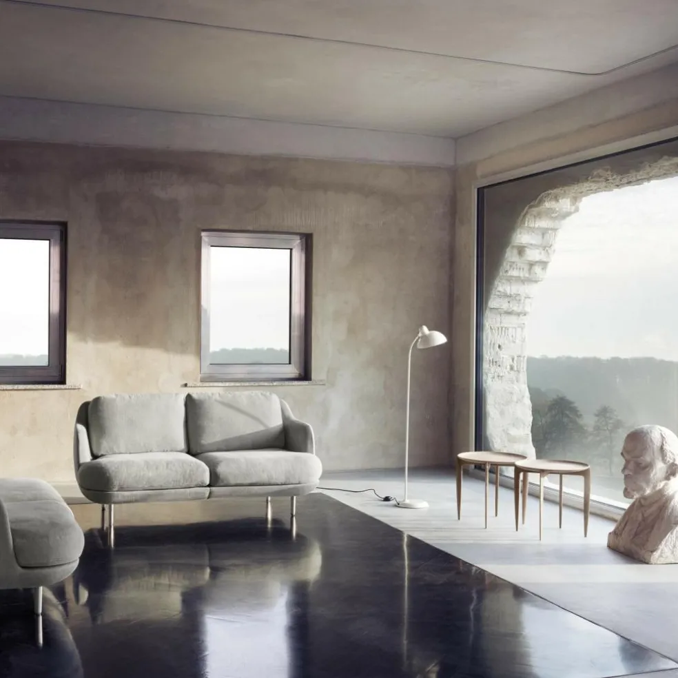 Lune™ JH200 2-Sitzer Sofa Füße Aluminium