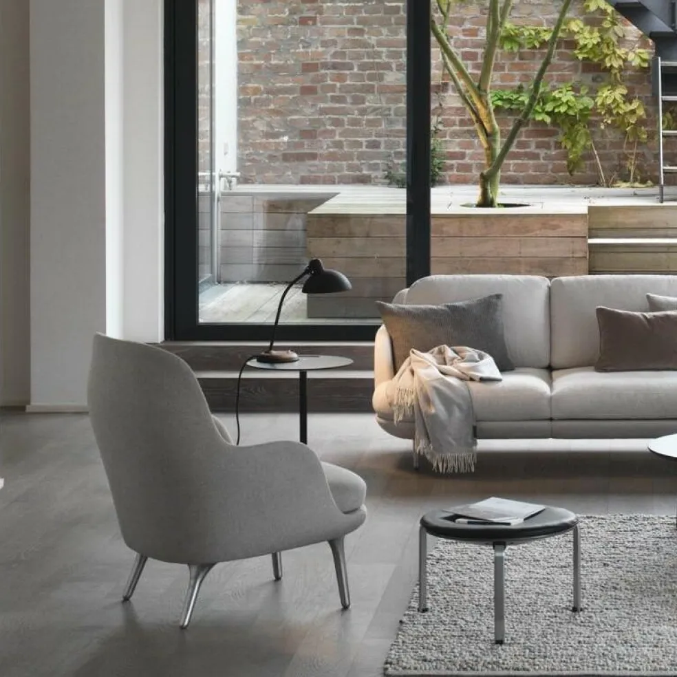 Lune™ JH200 2-Sitzer Sofa Füße Aluminium