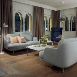 Lune™ JH200 2-Sitzer Sofa Füße Aluminium