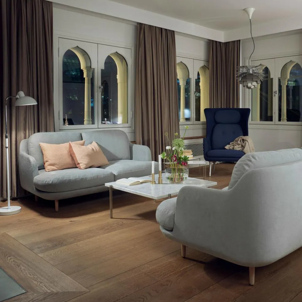 Lune™ JH200 2-Sitzer Sofa Füße Eiche