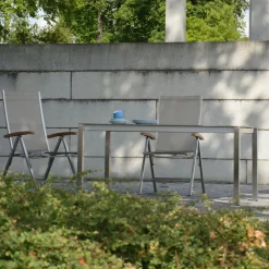 Lux Excell Keramik-Gartentisch ausziehbar