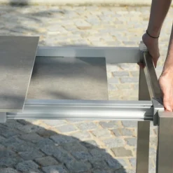 Lux Excell Keramik-Gartentisch ausziehbar