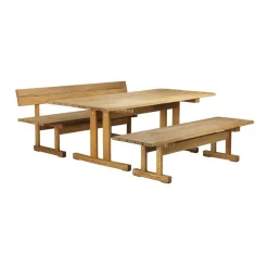 M16 Ermelunden Gartenbank mit Rückenlehne 3-Sitzer