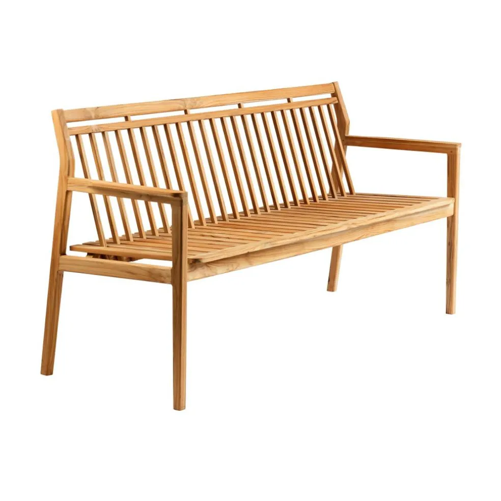 M11 Sammen Gartenbank mit Rückenlehne 3-Sitzer