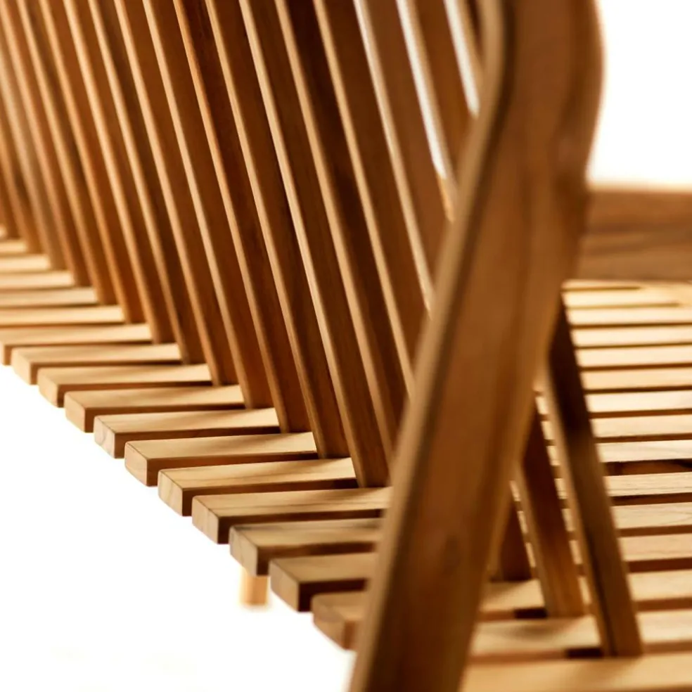 M11 Sammen Gartenbank mit Rückenlehne 3-Sitzer