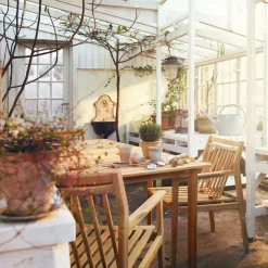 M3 Sammen Teakholz Gartentisch