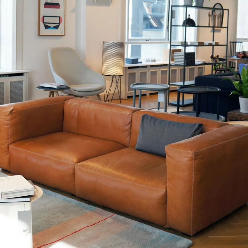 Mags Soft 2,5-Sitzer Sofa Leder 238x103,5x67cm