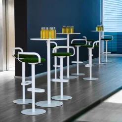 Mak S110 Barhocker Sitzfläche Stoff 55-80cm