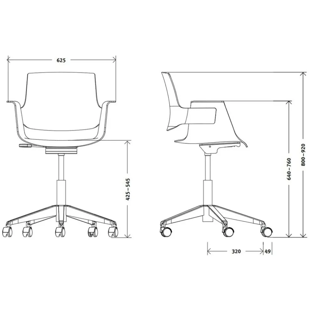 Marchand Atelier Modell 4044 Bürostuhl