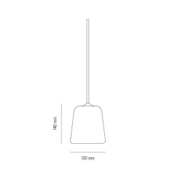 Material New Editions Pendelleuchte Marmor