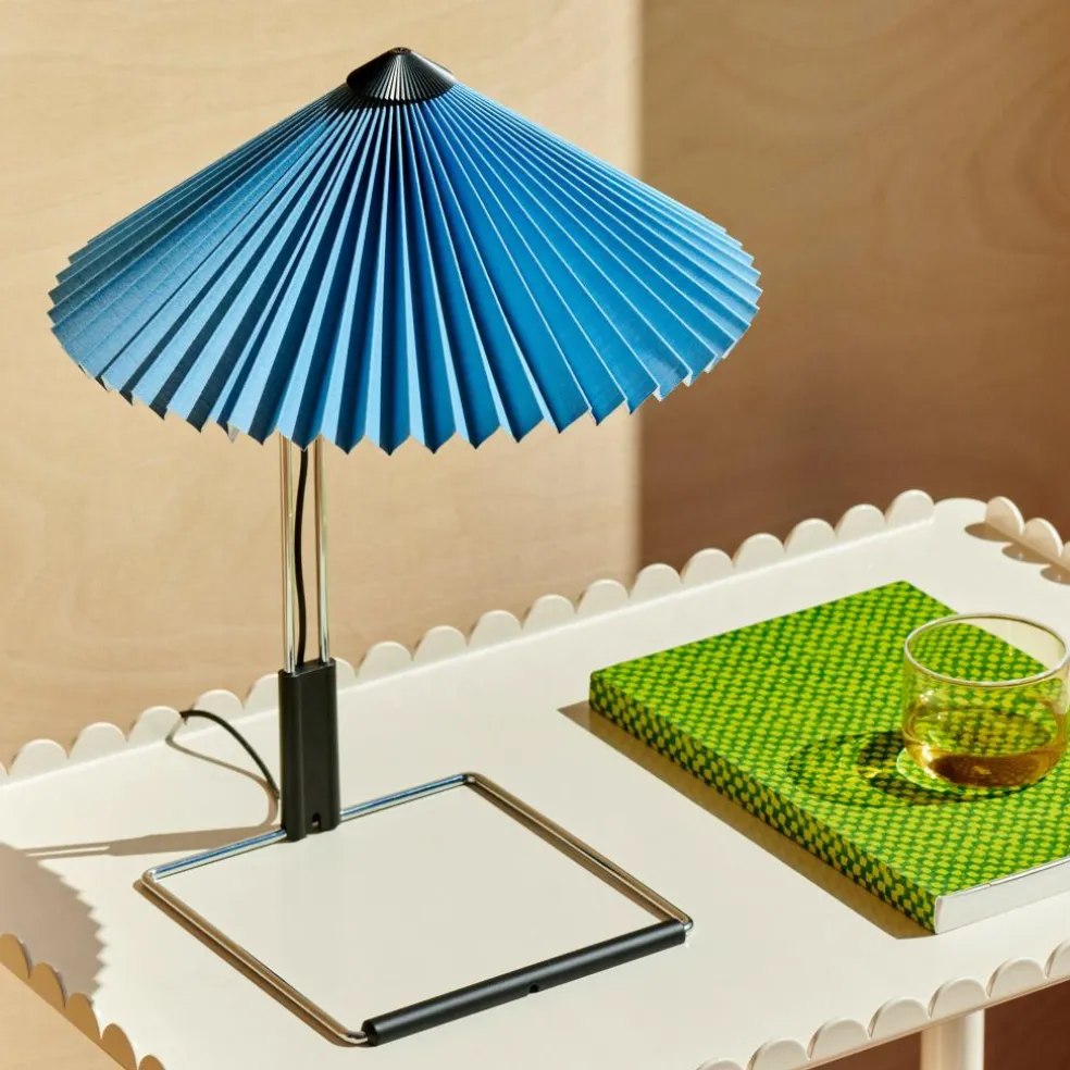 Matin LED Tischleuchte S Stahl poliert