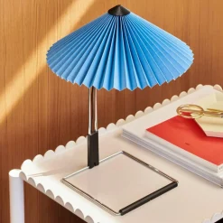 Matin LED Tischleuchte S Stahl poliert