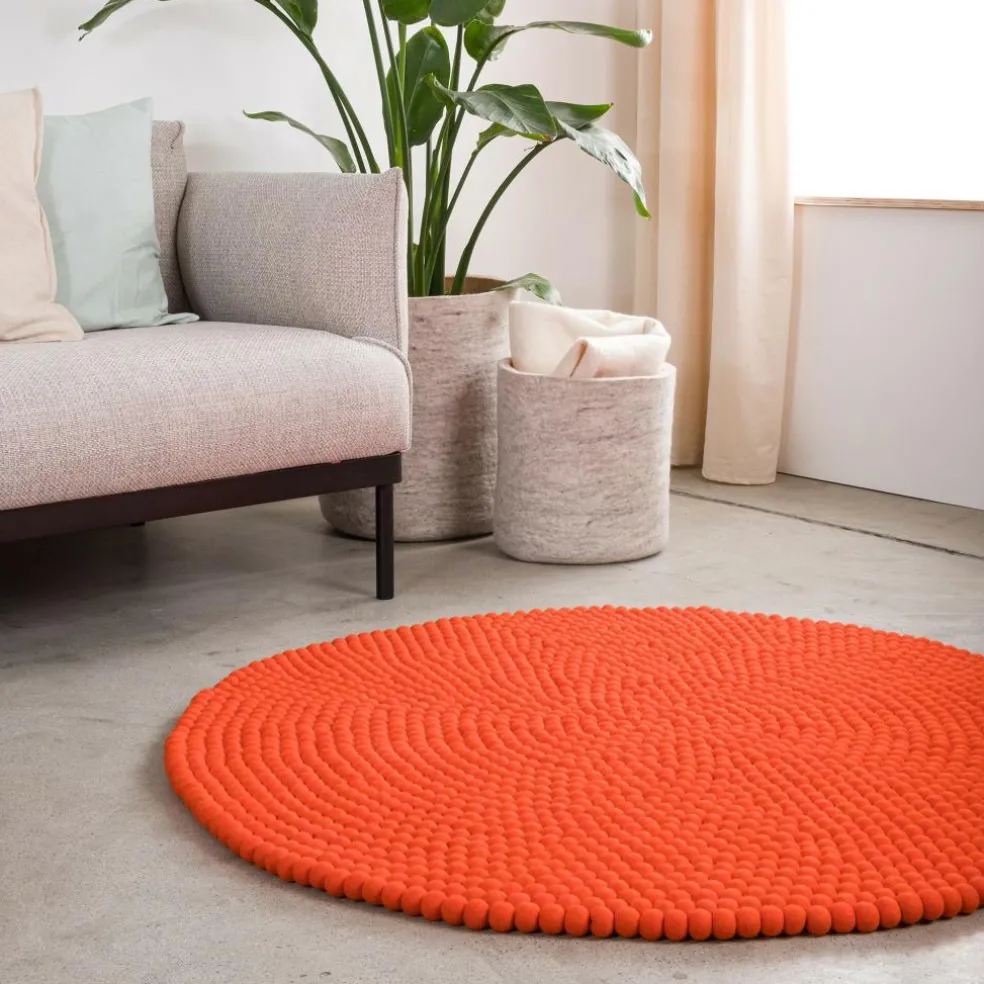 Mats Filzkugelteppich