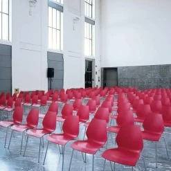 Maui Stuhl Gestell Stahlrohr verchromt