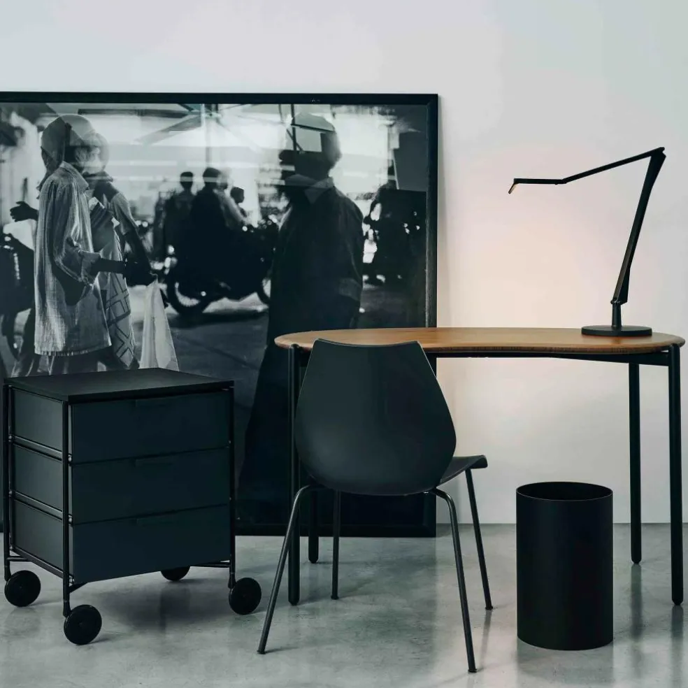 Maui Stuhl Gestell Stahlrohr schwarz lackiert