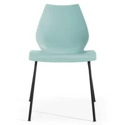 Maui Stuhl Gestell Stahlrohr schwarz lackiert