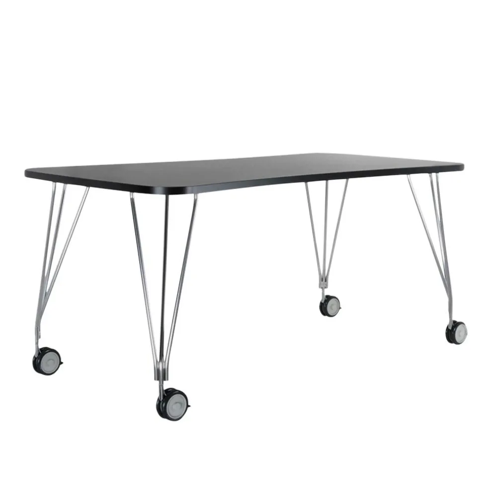 Max Tisch mit Rollen 160x80cm