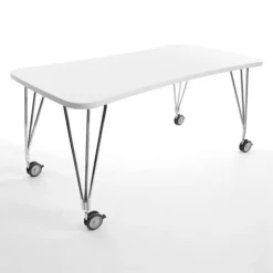 Max Tisch mit Rollen 160x80cm
