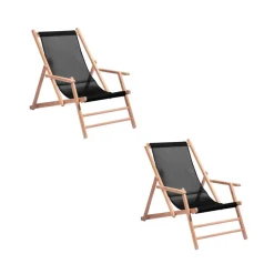 Maxx Deckchair Liegestuhl 2er Set