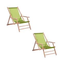 Maxx Deckchair Liegestuhl 2er Set