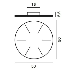 Mehrfach Baldachine für Pendelleuchten