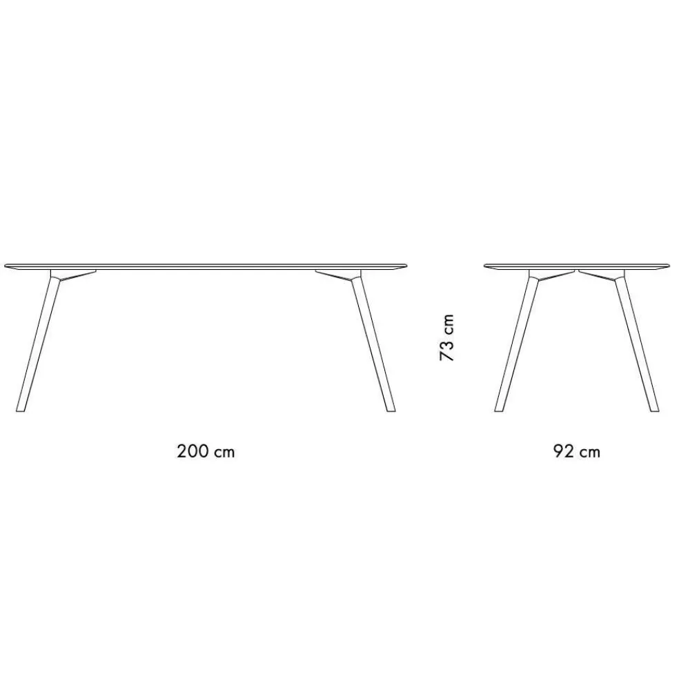 Meyer Color Esstisch 200x92x73cm