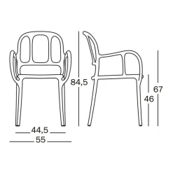 Milà Outdoor Armlehnstuhl