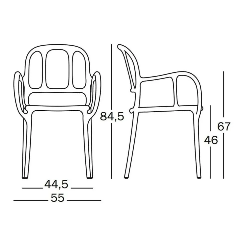 Milà Outdoor Armlehnstuhl