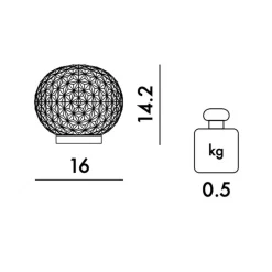 Mini Planet LED Tischleuchte