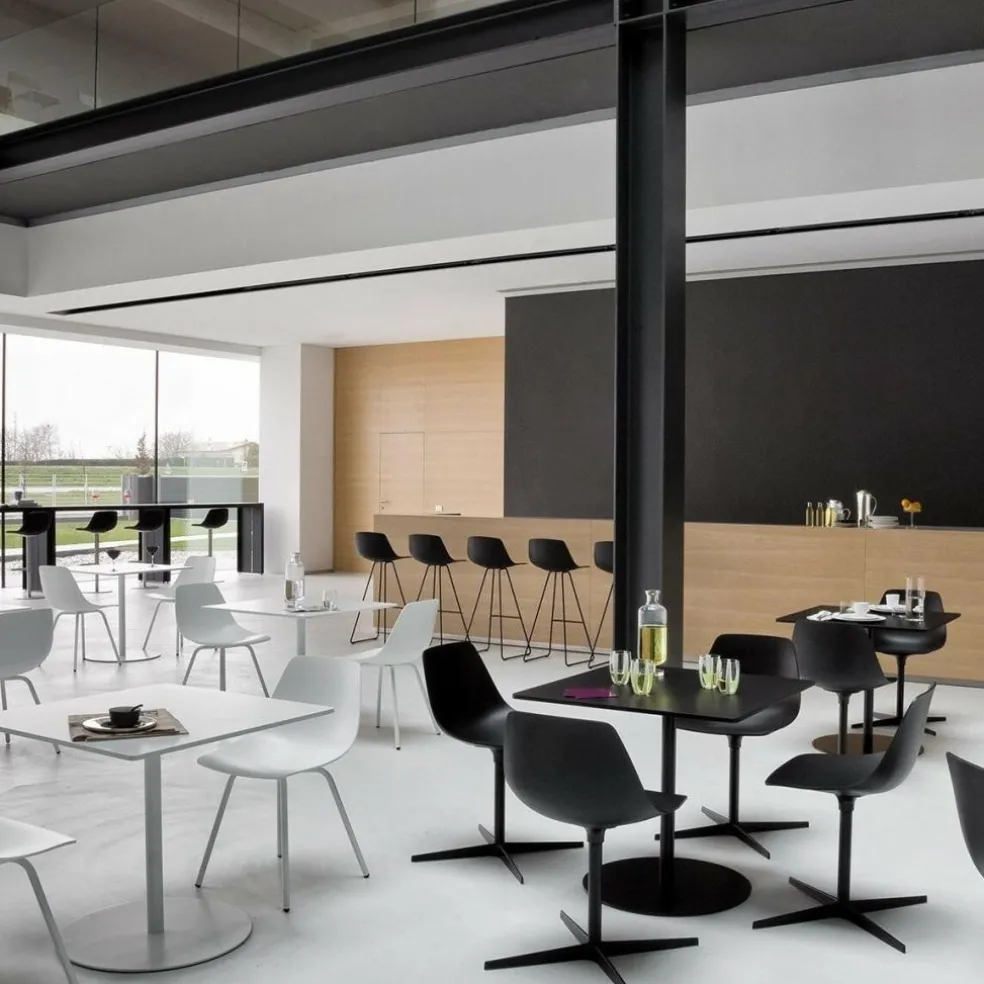 Miunn Barhocker Kufengestell schwarz H75