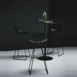 Miunn Barhocker Kufengestell schwarz H75