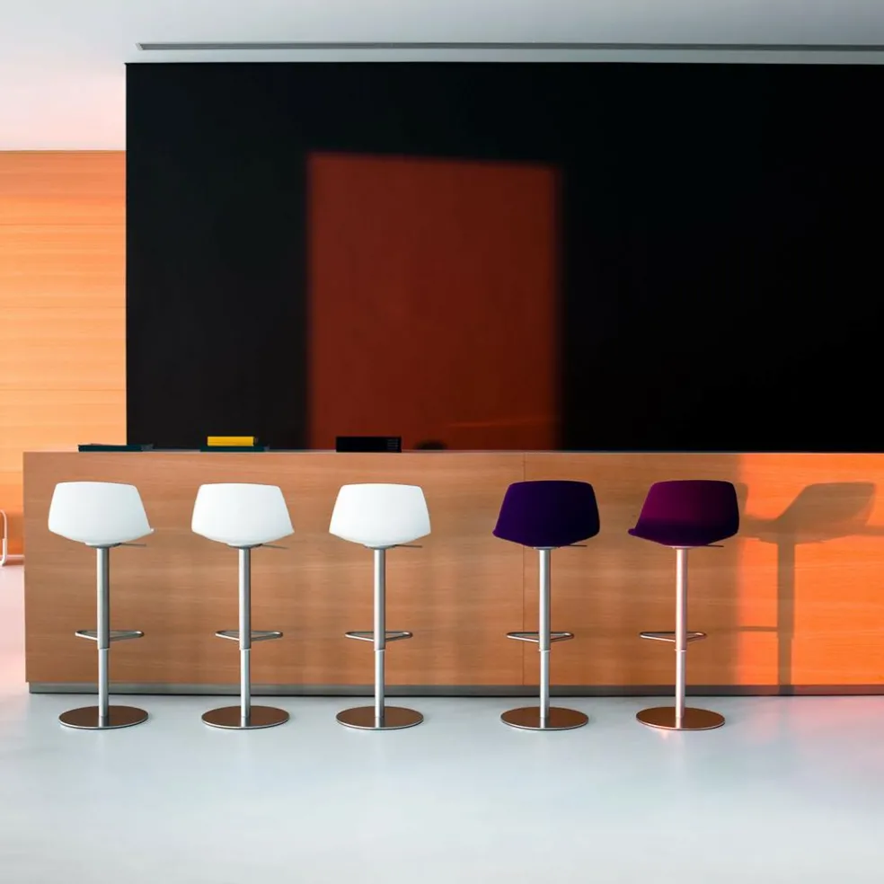 Miunn S104 Barhocker Sitzfläche Multiplex 75-100cm