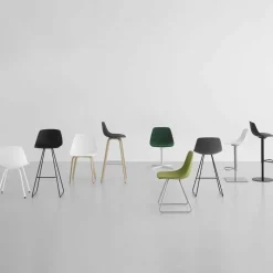 Miunn S104 Barhocker Sitzfläche Multiplex 75-100cm