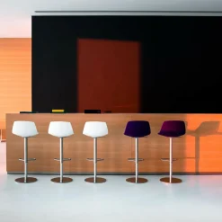 Miunn S104 Barhocker Sitzfläche Kunststoff 75-100cm