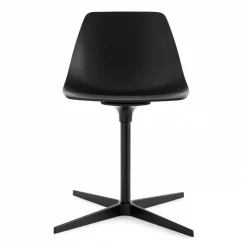 Miunn S162 Stuhl mit Sternfuß Schwarz