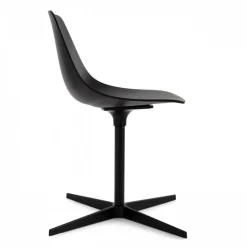 Miunn S162 Stuhl mit Sternfuß Schwarz