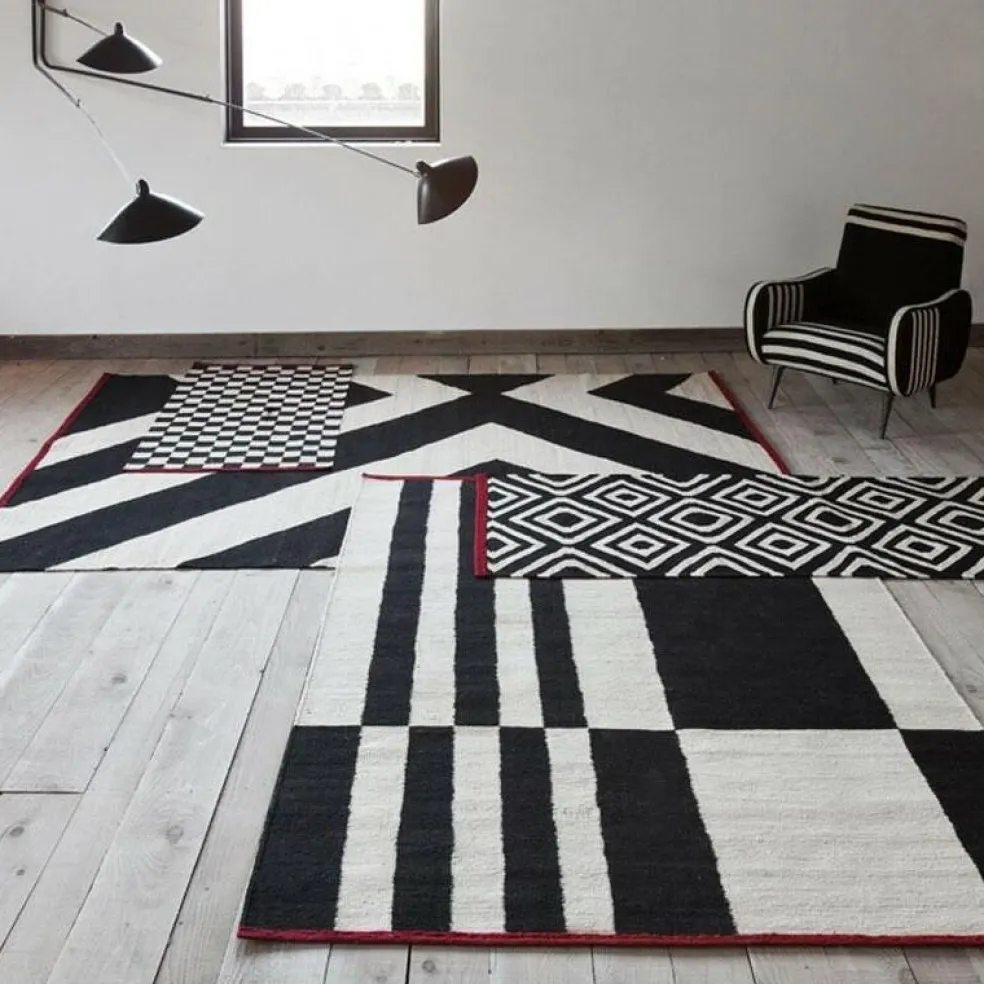 Mélange Pattern 4/5 Kilim Teppichläufer