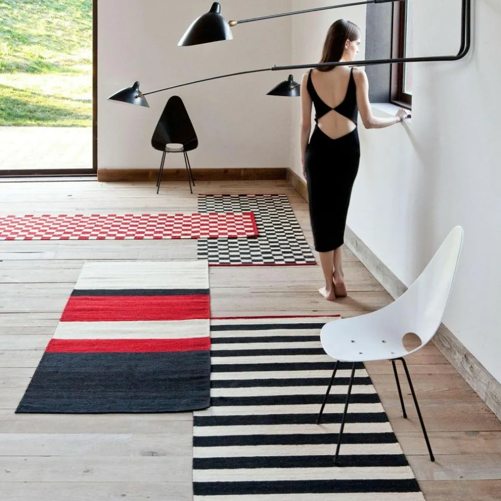 Mélange Pattern 4/5 Kilim Teppichläufer