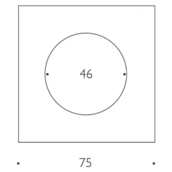 Moodmoon RGBW SQ75 LED Wandleuchte