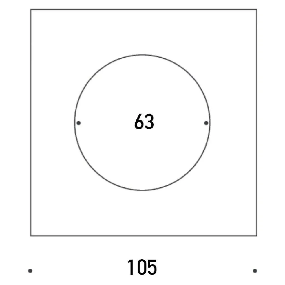 Moodmoon RGBW SQ105 LED Wandleuchte