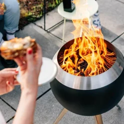 Moon 45 Feuerschale mit hohen Fuß