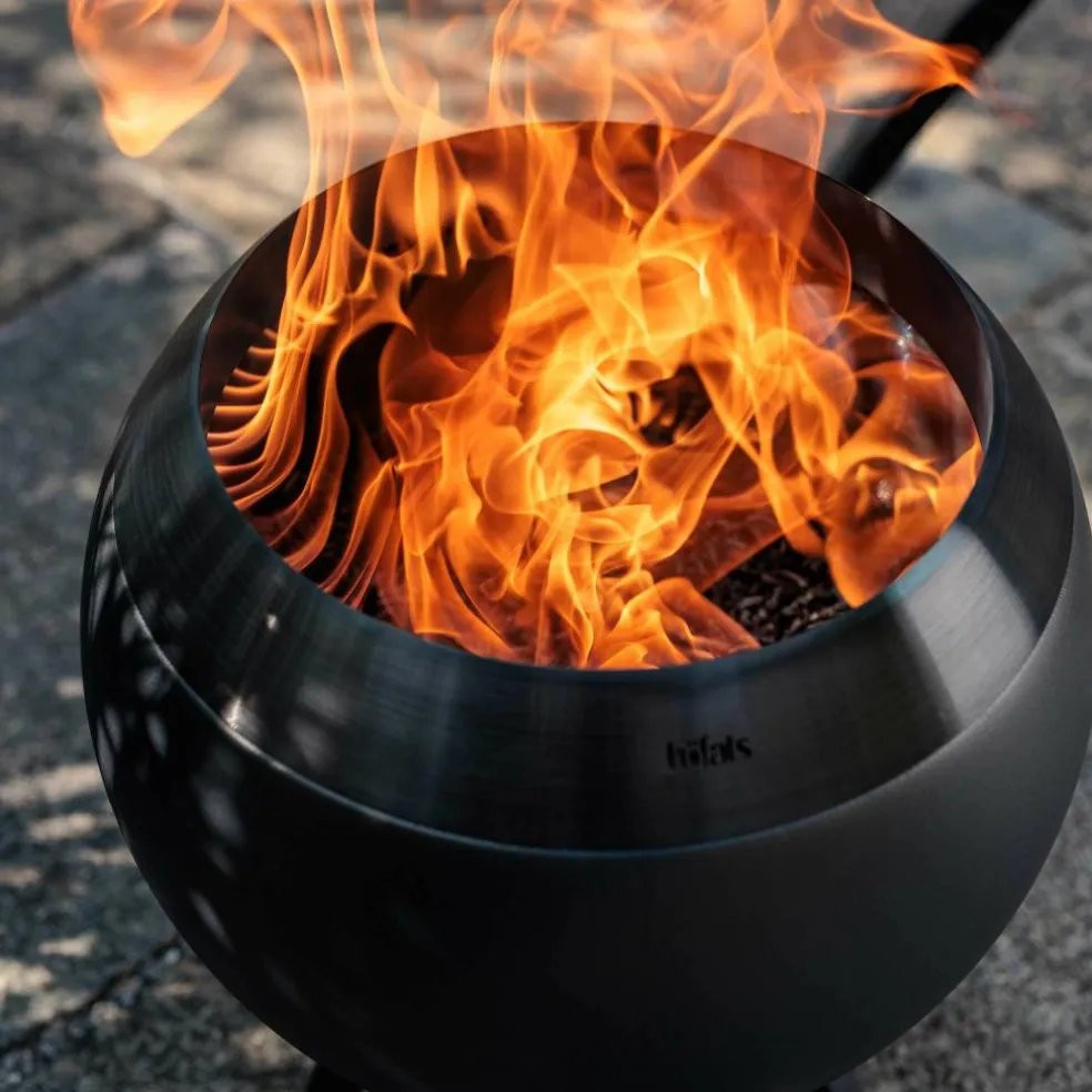 Moon 45 Feuerschale mit hohen Fuß