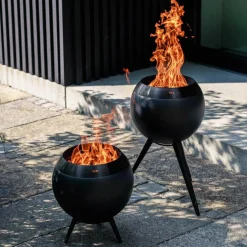 Moon 45 Feuerschale mit hohen Fuß